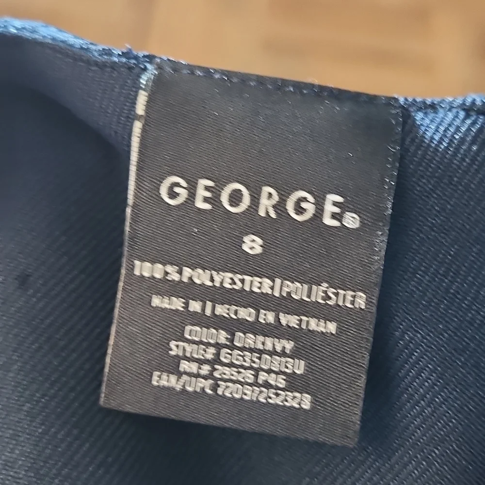 GEORGE Navy Blue Uniform Jumper 8 Kids